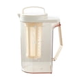 thumbnail image 2 of Cififendec Large Capacity Cold Brew Coffee Pitcher, 1.6L, Leak Proof Infuser Fruit Tea Maker with Filter Strainer for Fridge Iced Drink Beverage Storage, 2 of 6