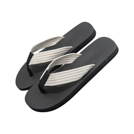 

Interesting Slipper Footprints Thick Soled Herringbone Sandals For Men s Slippers Slip And Fashionable Beach Shoes For External Wear Lightweight House Slippers For Men