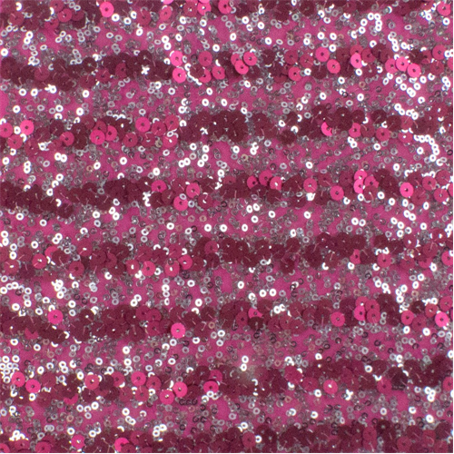 Fuchsia/Silver Sequin Stripe Stretch Mesh, Fabric By the Yard