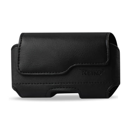 Leather Treo Smartphone - HORIZONTAL Z LID LEATHER POUCH TREO 650 BLACK WITH NEW PACKAGE