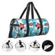 thumbnail image 3 of Fotbe Hawaiian Style Bolsa Deportiva de Lona Plegable con Estampado, Bolsa de Gimnasio con Bolsillo Seco/Húmedo, Bolsa de Viaje Ultraligera de Gran Capacidad, 3 of 6