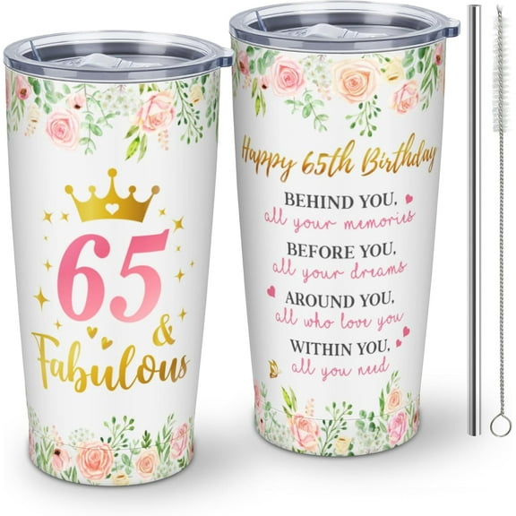 65th Birthday Gifts for Women, Birthday Gifts for 65 Year Old Woman, 1959 Birthday Gifts for Women, Birthday Gifts for Women Turning 65, 65th Birthday Gifts for Her Tumbler 20oz