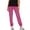 17# Hot Pink, variant on Women’s Scrub Pants Soft Stretch Cargo with Pockets Loose Fit Consider Sizing Down Hot Pink L