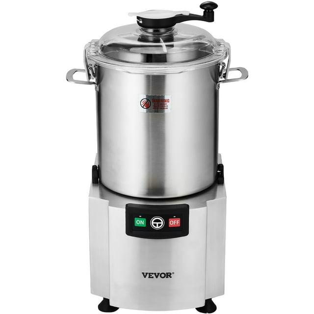 VEVOR Food Processor Vegetable Chopper 19 Quart Food-Grade Stainless Steel Blender