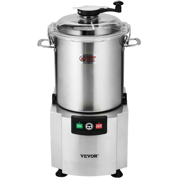 VEVOR Food Processor Vegetable Chopper 19 Quart Food-Grade Stainless Steel Blender