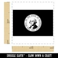 thumbnail image 2 of Washington State Flag Self-Inking Rubber Stamp Ink Stamper - Sky Blue Ink - Small 1 Inch, 2 of 7