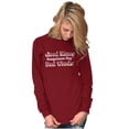 thumbnail image 5 of Good Moms Sometimes Say Bad Words Women's Long Sleeve T Shirt Brisco Brands 2X, 5 of 6