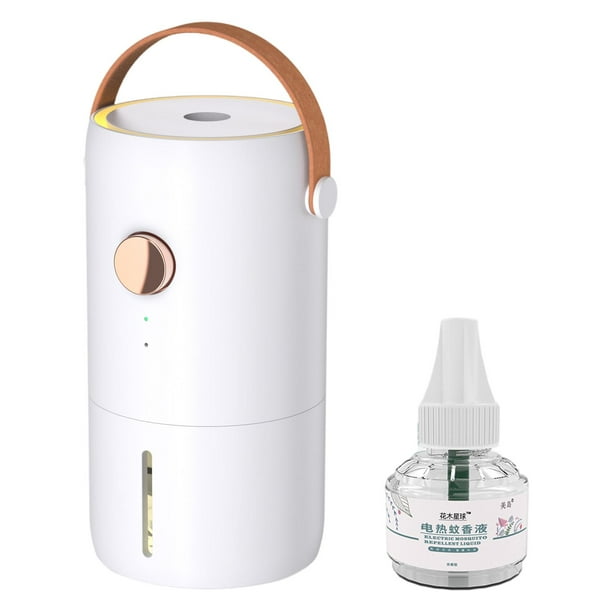 Repelente de plagas ultrasónico portátil, luz para dormitorio interiores Blanco
