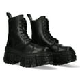 thumbnail image 2 of New Rock WALL083C-S5 Unisex Black Leather Gothic Boots, 2 of 8