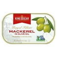 thumbnail image 2 of King Oscar Wild Caught Skinless & Boneless Mackerel in Olive Oil 6 - 4.05 oz Cans, 2 of 6