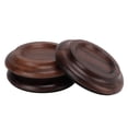 thumbnail image 2 of 3 almohadillas antideslizantes para ruedas de piano vertical, para pisos de madera, color nogal negro., 2 of 14