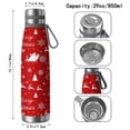 thumbnail image 3 of Christmas 29oz Stainless Steel Insulated Thermos with Tea Filter, 360° Printed Travel Bottle, Leakproof BPA-Free Flask with Anti-Slip Base, 304 Inner & 201 Outer, Vacuum Cup, 3 of 6