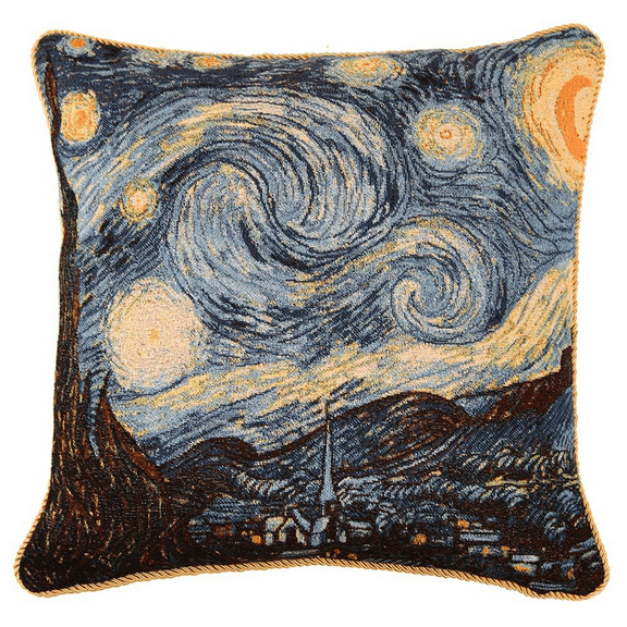 Van Gogh Starry Night Pillowcase/Cushion Cover Decorative Design Fashion Home Pillow 18X18Inch