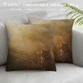 thumbnail image 3 of Qinduosi  Fantasy Mushroom Cottage Throw Pillow Cover Colorful Meadow Landscape Plant Forest House Pillow Case White, 3 of 5