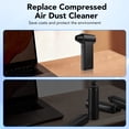 thumbnail image 6 of Air Duster, Replaces compressed air can, Stepless Speed Adjustable, For Car, Computer, Laptop, Keyboard Cleaning, 6 of 8