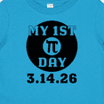 thumbnail image 4 of Inktastic My First Pi Day 3-14-26 Boys or Girls Baby T-Shirt, 4 of 5