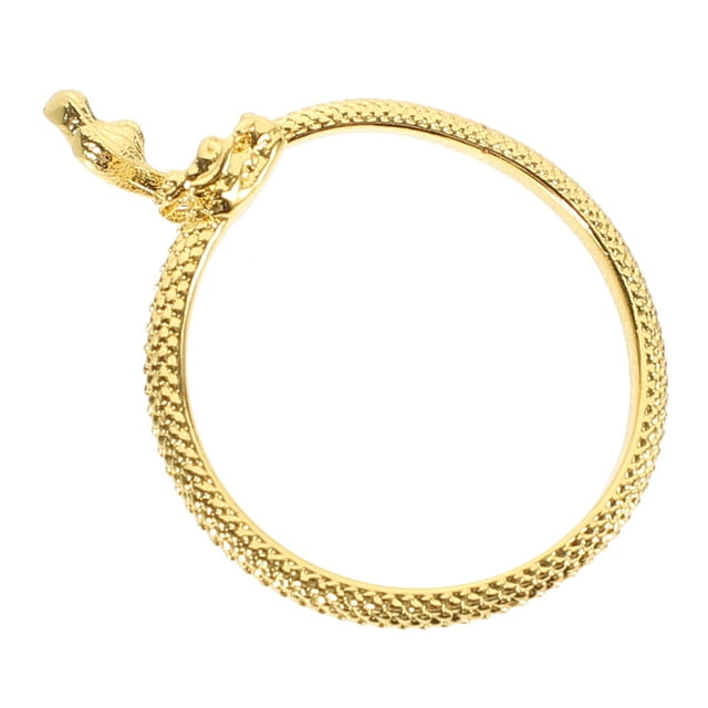 unbranded Joyería Anillo Abierto Para Mujer De Dragón Estilo Chino En Cobre Dorado