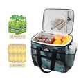thumbnail image 2 of FORMRS Insulated Cooler Bag 24 Cans Capacity Soft Leakproof Lunch Box with Side Pockets, Black Marble, 2 of 7