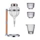 thumbnail image 3 of Establecimiento de sake Sake Server frío del servidor transparente Tipo de goteo Dispensador de sake con tazas para el calentador de bares o Argén, 3 of 8