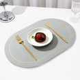 thumbnail image 3 of EIMELI Tapis de Protection de Table à Manger Tapis d'Isolation Facile à Nettoyer Faux Cuir Tapis de Protection de Table Résistant à la Chaleur pour la Maison, 3 of 5