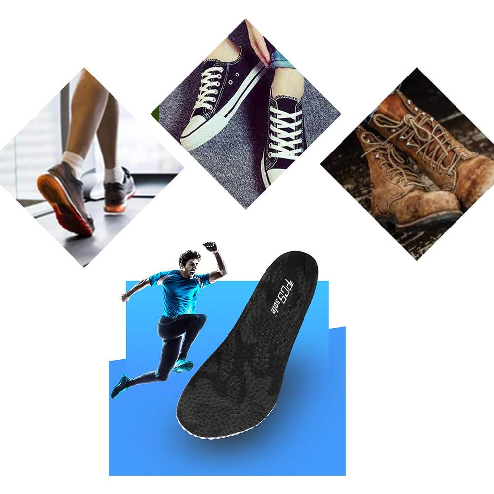 PCSsole Sport Insoles Foot Bed Cushioning Shoe Insoles for Work Shoes Running Shoes Shoes Comfort Gel Sole Insole for Men and Women