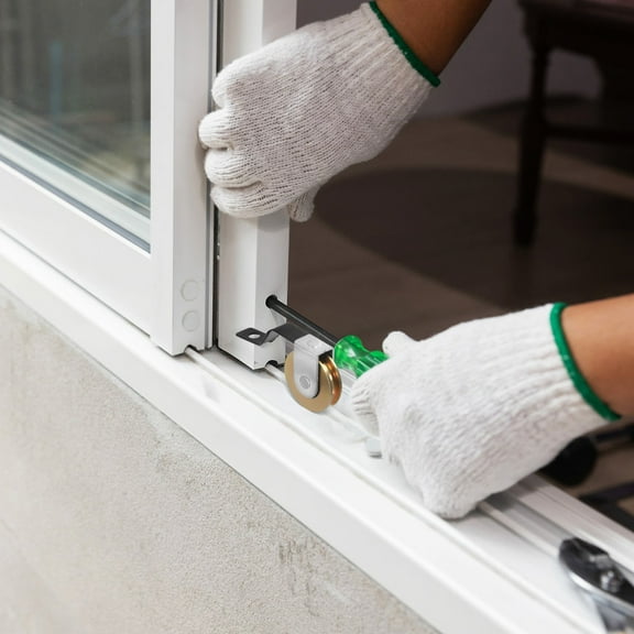 OFFIGAM 4Pcs Sliding Door Roller Replacement Kit with High Strength Bearings for Quiet and Sturdy Door Movement