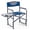 Blue, variant on ELLEGNT 1 PCS Lightweight Folding Camping Chair, Portable Director Style with Side Table, Black