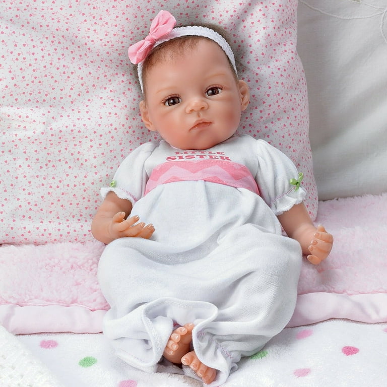 The Ashton - Drake Galleries A Sister's Love Child and Baby Girl Doll Set  Lifelike So Truly Real® Signature Edition Weighted Fully Poseable with Soft 