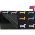 thumbnail image 4 of Decorative Dogs Dachshund Magnetic Mailbox Cover MailWraps Garden Yard Home Decor for Outside Standard Size-18"x 20.8", 4 of 5