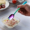 thumbnail image 3 of Qiangzon Camping Utensils Metal Spork 2-In-1 Stainless Steel Spork – Reusable Camping & Travel Utensil for Noodles, Soup, Dessert, Picnic, and Everyday Use 1X Spoon, 3 of 6
