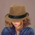 thumbnail image 3 of Sombrero de Paja Hugo para Niños Sombrero de copa Playa Ligero Moderno, 3 of 10