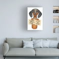 thumbnail image 3 of Danny Gordon Art 'Dappled Dachshund Two Signs' Canvas Art, 3 of 3