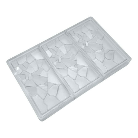 

RUNZETA Chocolate Mold Crack Shape Chocolates Bar Bonbons Mold Confectionery Candy Mould
