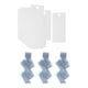 thumbnail image 5 of 50 tarjetas de nombre de mesa en blanco con 3 rollos de cinta, adorno multifuncional azul, 5 of 8