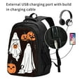 thumbnail image 7 of Hirioo Halloween Ghosts And Pumpkins for Travel Laptop Backpack with USB Charging Port for Men and Women, 7 of 7