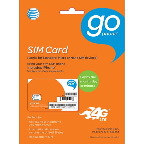 Can i put a gophone sim card in my iphone Att Universal Sim Kit Walmart Com Walmart Com