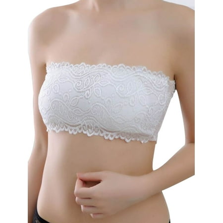 - Nicesee Women Lace Bandeau Strapless