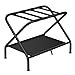 thumbnail image 3 of Jsluiiys Luggage Rack , Folding Load-Bearing Steel Rack, Easily Assemble Metal Bracket, Narrow, Foldable, for Guest Room, Bedroom, Hotel Space Storage Rack, Black (1Pack), 3 of 4