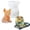 B, variant on 3D French Bulldog Ice Cube Molds, Animal Shape Large Dog/Cat Ice Cube Tray for Whiskey, Cocktail Decoration Cute Novelty Dog Gifts for Fun Animal Shape Soap Epoxy Resign Mold (B)