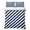 Gray, variant on Diagonal Band 3 Piece Quilt Bedding Set with 2 Pillow Shams, Rustic Orange White Slanted Striped Lightweight Bedspread Coverlet, Soft Breathable All Season Quilt, 68 x 86 Inch