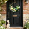thumbnail image 6 of Easter Wreaths for Front Door Outside, Easter Egg Wreaths Patio Decor Home Decor Aesthetic, Fake Wreaths Spring Summer Door Hanger, 6 of 8