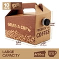 thumbnail image 2 of Dispensadores de café desechables de 2,8 litros (paquete de 10) para almacenar tu hogar, 2 of 7