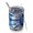 Blue and White Tie Dye Pattern-1, variant on Blue and White Tie Dye Pattern Wide Mouth Tumbler 1 Pack, Vacuum Insulated Vacuum Insulated Drink Tumbler Durable Powder Coating Gifts Ideas for Home Office Outdoor Car Travel