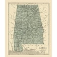thumbnail image 3 of Morse 15x17 Black Modern Framed Museum Art Print Titled - Alabama - Morse 1845, 3 of 5