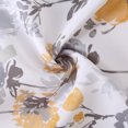 thumbnail image 7 of Shininglove Short Curtains 24 inch, Light Filtering Kitchen Window Curtain Sets for Bathroom, 27" x 24", Yellow/Grey, Set of 2, 7 of 7