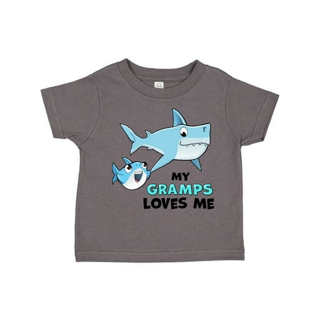 

Inktastic My Gramps Loves Me with Cute Sharks Gift Toddler Boy or Toddler Girl T-Shirt