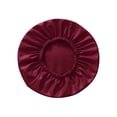 thumbnail image 1 of Housse de Chaise Tabouret Ronde en Cuir PU Imperméable Protecteur de Siège Rouge, 1 of 9