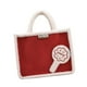 thumbnail image 5 of Bolso de mano para mujer, moderno bolso de mano, diseño retro, bolso de almacenamiento, bolso de hombro para Rojo, 5 of 9