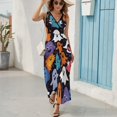 thumbnail image 6 of Halloween Ghosts Horror Pumpkin Sleeveless Dress Female Clothing Dress Women Summer 2025 Dress, 6 of 7