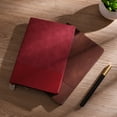 thumbnail image 5 of 1pcsa5 Gift stitching Notepad Business office high appearance level new thickened book,brown, 5 of 5